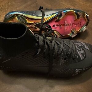 Nike Mercurial Air Zoom Superfly 10 Elite SE Black soccer cleats Size 6.5 new